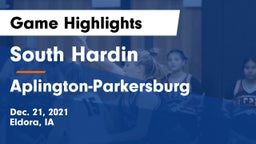 South Hardin  vs Aplington-Parkersburg  Game Highlights - Dec. 21, 2021