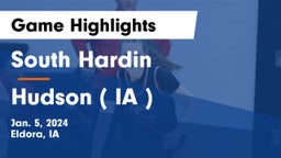 South Hardin  vs Hudson   ( IA ) Game Highlights - Jan. 5, 2024