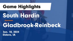 South Hardin  vs Gladbrook-Reinbeck  Game Highlights - Jan. 18, 2024