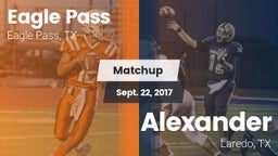 Matchup: Eagle Pass High vs. Alexander  2017