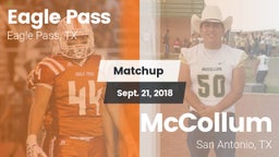 Matchup: Eagle Pass High vs. McCollum  2018
