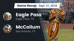 Recap: Eagle Pass  vs. McCollum  2018
