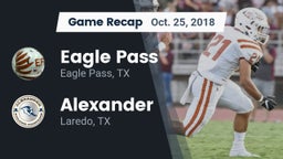 Recap: Eagle Pass  vs. Alexander  2018