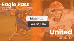 Matchup: Eagle Pass High vs. United  2020