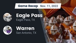 Recap: Eagle Pass  vs. Warren  2022