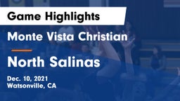 Monte Vista Christian  vs North Salinas Game Highlights - Dec. 10, 2021