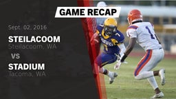 Recap: Steilacoom  vs. Stadium  2016