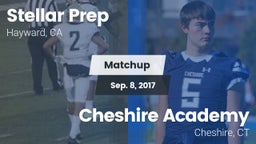 Matchup: Stellar Prep High vs. Cheshire Academy  2017