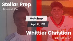 Matchup: Stellar Prep High vs. Whittier Christian  2017