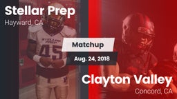 Matchup: Stellar Prep High vs. Clayton Valley  2018