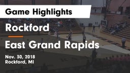 Rockford  vs East Grand Rapids  Game Highlights - Nov. 30, 2018