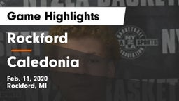 Rockford  vs Caledonia  Game Highlights - Feb. 11, 2020