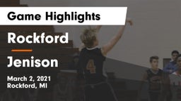 Rockford  vs Jenison   Game Highlights - March 2, 2021