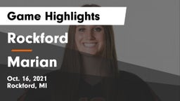 Rockford  vs Marian Game Highlights - Oct. 16, 2021