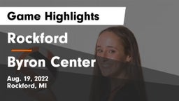 Rockford  vs Byron Center  Game Highlights - Aug. 19, 2022