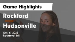 Rockford  vs Hudsonville  Game Highlights - Oct. 6, 2022