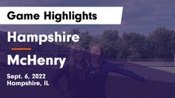 Hampshire  vs McHenry  Game Highlights - Sept. 6, 2022
