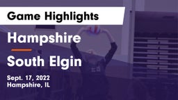 Hampshire  vs South Elgin  Game Highlights - Sept. 17, 2022