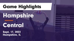 Hampshire  vs Central  Game Highlights - Sept. 17, 2022