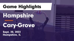 Hampshire  vs Cary-Grove  Game Highlights - Sept. 20, 2022