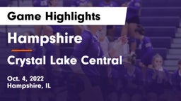 Hampshire  vs Crystal Lake Central  Game Highlights - Oct. 4, 2022