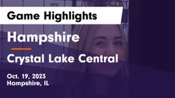 Hampshire  vs Crystal Lake Central  Game Highlights - Oct. 19, 2023