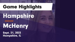 Hampshire  vs McHenry  Game Highlights - Sept. 21, 2023