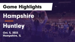 Hampshire  vs Huntley  Game Highlights - Oct. 5, 2023
