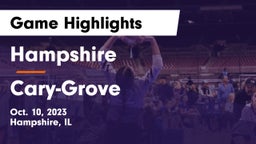 Hampshire  vs Cary-Grove  Game Highlights - Oct. 10, 2023