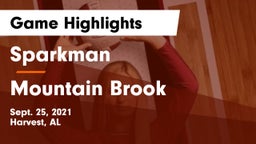 Sparkman  vs Mountain Brook  Game Highlights - Sept. 25, 2021