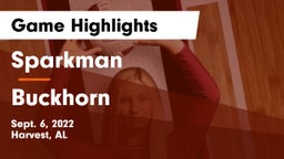Sparkman  vs Buckhorn  Game Highlights - Sept. 6, 2022