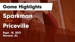 Sparkman  vs Priceville  Game Highlights - Sept. 10, 2022