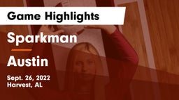 Sparkman  vs Austin  Game Highlights - Sept. 26, 2022