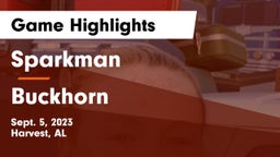 Sparkman  vs Buckhorn   Game Highlights - Sept. 5, 2023