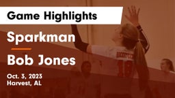 Sparkman  vs Bob Jones  Game Highlights - Oct. 3, 2023