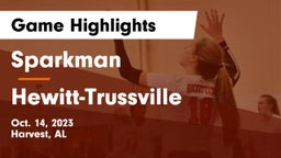 Sparkman  vs Hewitt-Trussville  Game Highlights - Oct. 14, 2023