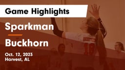 Sparkman  vs Buckhorn  Game Highlights - Oct. 12, 2023