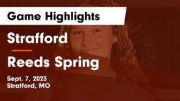 Strafford  vs Reeds Spring  Game Highlights - Sept. 7, 2023