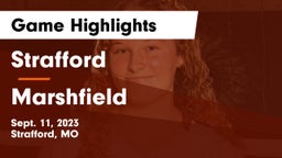 Strafford  vs Marshfield  Game Highlights - Sept. 11, 2023