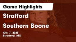 Strafford  vs Southern Boone  Game Highlights - Oct. 7, 2023