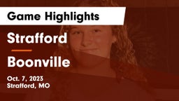 Strafford  vs Boonville  Game Highlights - Oct. 7, 2023