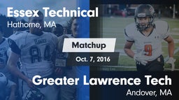 Matchup: Essex Technical  vs. Greater Lawrence Tech  2016