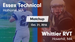 Matchup: Essex Technical  vs. Whittier RVT  2016