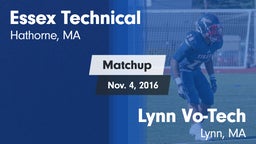 Matchup: Essex Technical  vs. Lynn Vo-Tech  2016