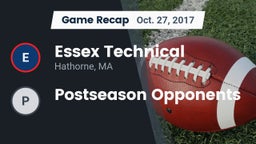 Recap: Essex Technical  vs. Postseason Opponents 2017
