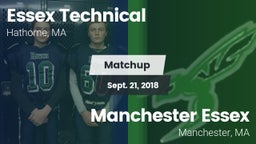 Matchup: Essex Technical  vs. Manchester Essex  2018