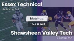 Matchup: Essex Technical  vs. Shawsheen Valley Tech  2019