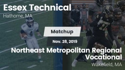 Matchup: Essex Technical  vs. Northeast Metropolitan Regional Vocational  2019
