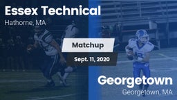 Matchup: Essex Technical  vs. Georgetown  2020