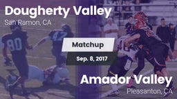 Matchup: Dougherty Valley vs. Amador Valley  2017